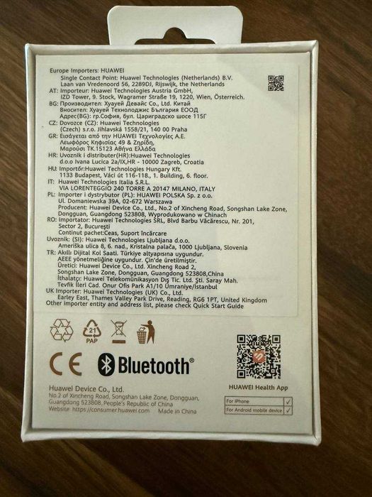 Smartwatch HUAWEI Watch Fit 4 черна каишка
