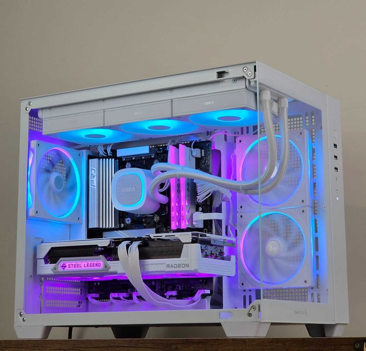 Геймърски компютър - Нов | Ryzen 7 7800X3D | RX 9070XT 16GB | DDR5 RAM | SSD NVMe )