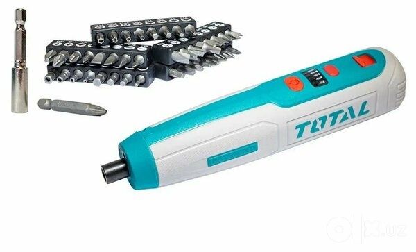 Аккумуляторная отвертка TOTAL TSDLI0403
TOTAL TSDLIO403