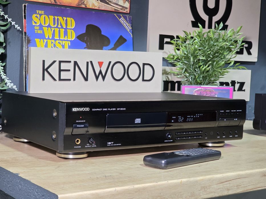 Cd player KENWOOD DP-5040, Telecomandă,  made in Japan, hifi stereo