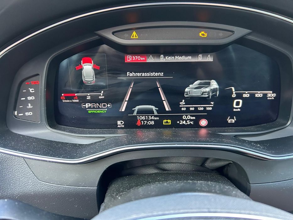 Balamale capotă stânga și dreapta cu capsă pirotehnică Audi A6 4K C8