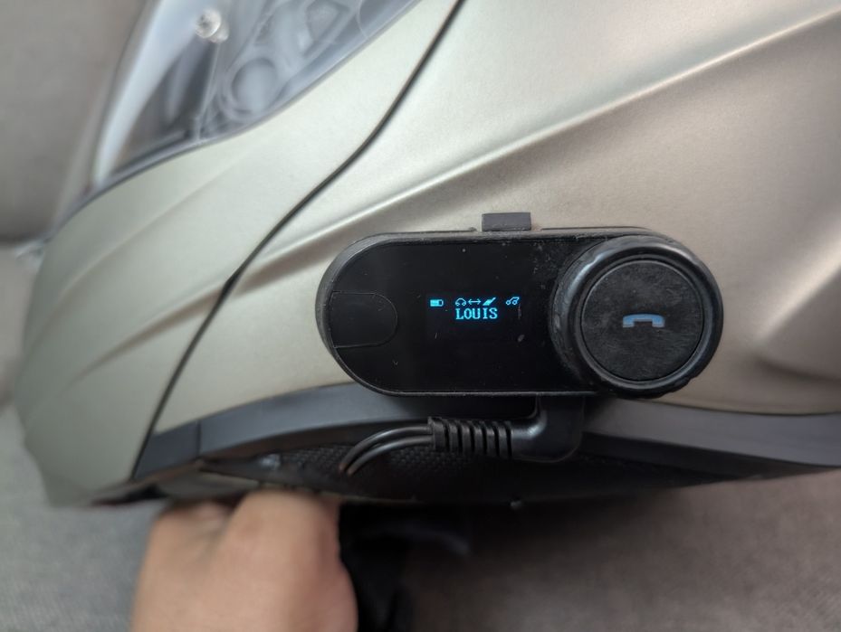 Casca Moto Flip-Up ScorpioExo 920 Titan Mat cu intercom FreeComm BT