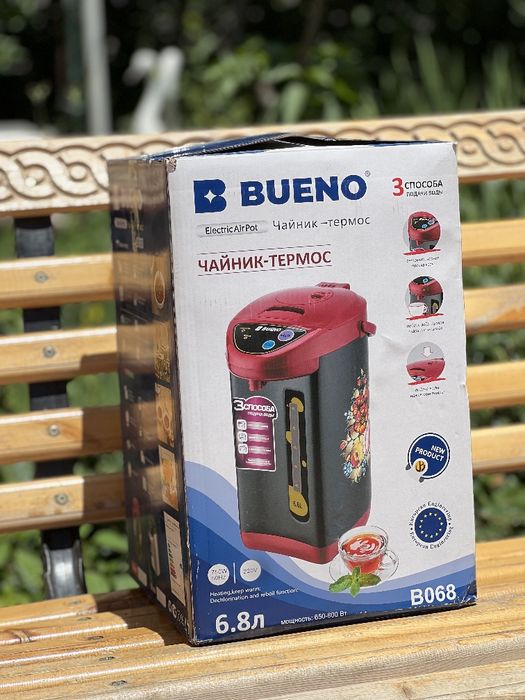 Чайник-термос BUENO B068, 6.8 л — новый, в упаковке