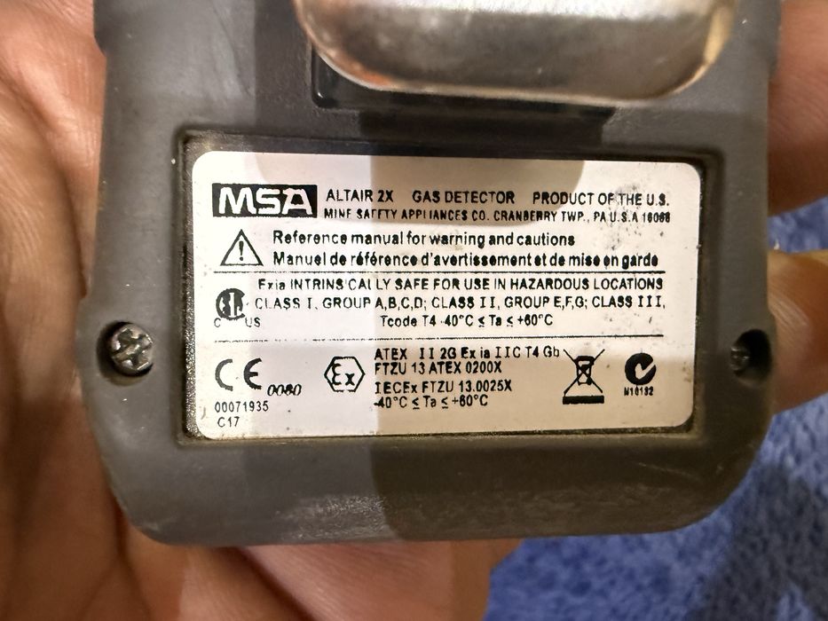 * MSA ALTAIR 2X газо анализатор (GAS DETECTOR)