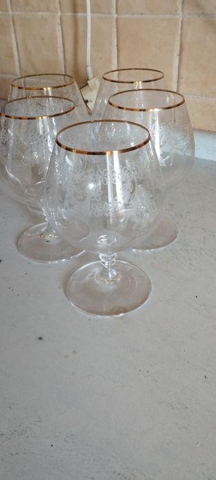 Бокалы ,Чехия,Богемское стекло.