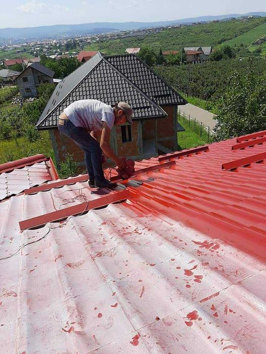 Vopsim tabla pe casa, blocuri, biserici, garduri, porti si alte suprafete