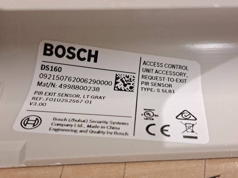 Senzor ieșire DS160 cortină verticală BOSCH