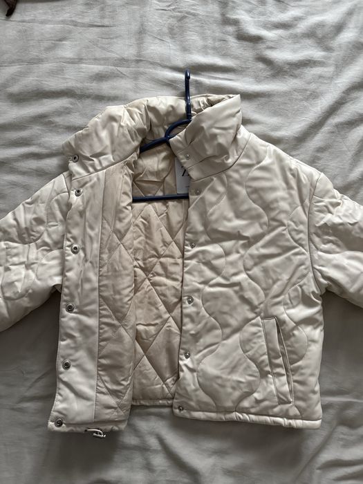 Geaca scurta Zara, piele ecologica, XS