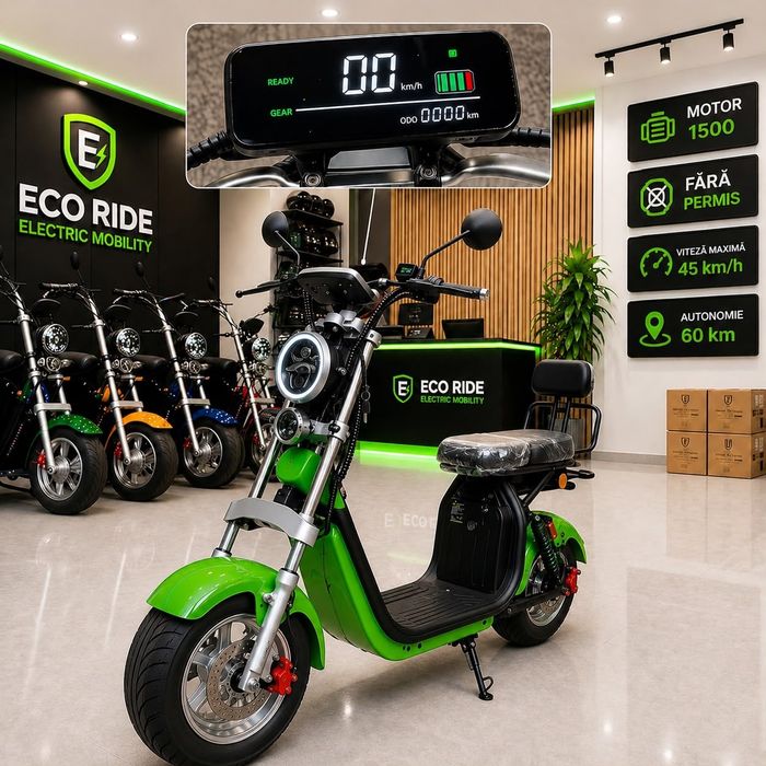 Scuter electric/Scuter Harley City black