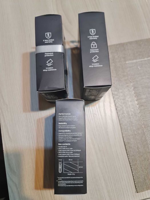 Samsung T9 4Tb,2 Tb si 1Tb