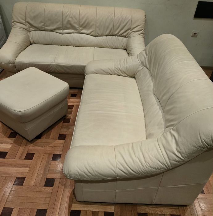 Дивани естествена кожа