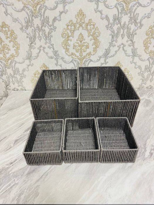 Плетенная корзина / Savat / Organayzer / Органайзер сет