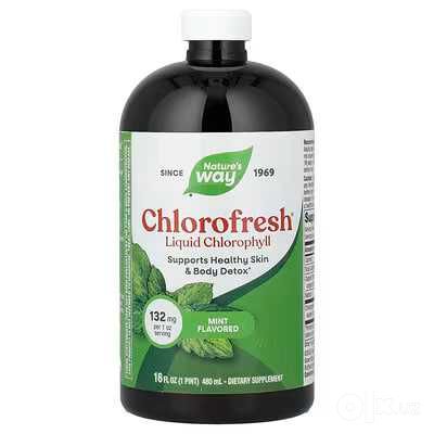 жидкий хлорофилл, мята, 480 мл chlorofresh, hlorofil, хларафил