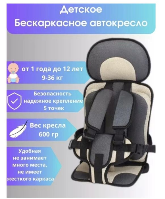 Автокресло от года до 12 лет