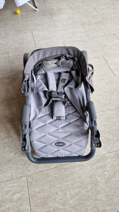 Carucior Euro-Cart FLEX omologat pana la 22 kg 0 - 36 luni, Gri