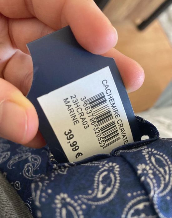 Cravata Ollygan noua cu eticheta albastra