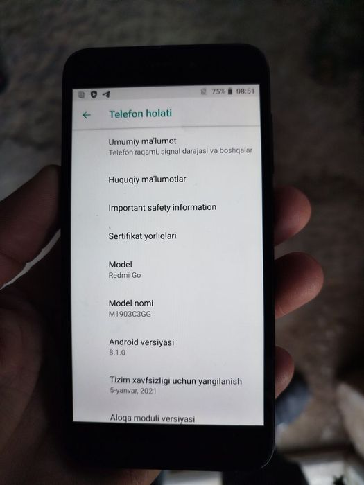 Redmi Go telefon sotiladi