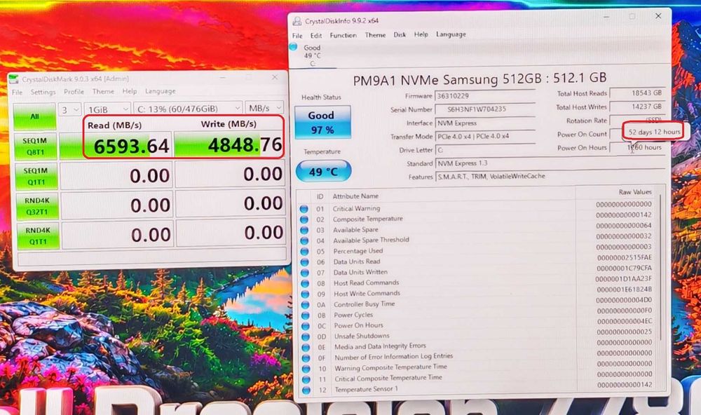Dell Precision 7780/Intel Core i7-13850HX/NVidia RTX Ada 2000 8GB/16GB RAM/512GB NVME SSD/17.3 IPS FHD 500nit 100%DCI-P3 КАТО НОВ ГАРАНЦИЯ WorkStation
