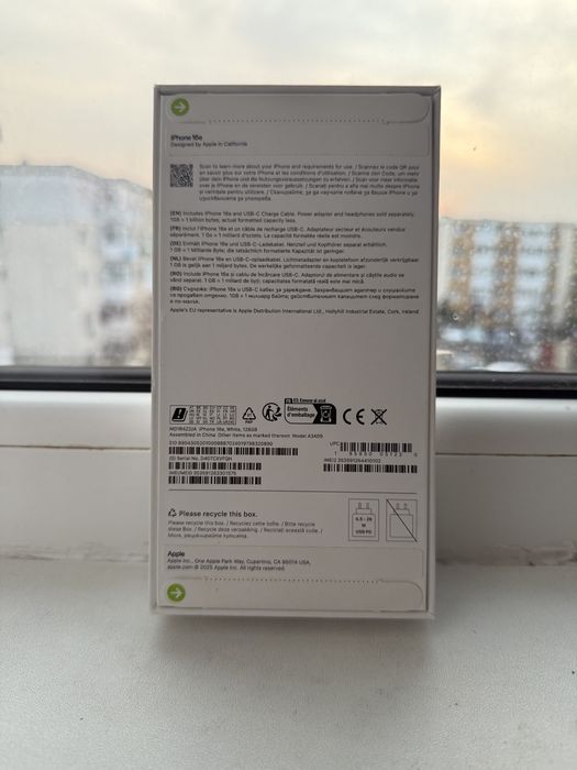 Iphone 16e  128Gb White / Sigilat / Original