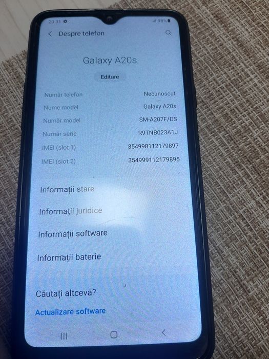 Samsung galaxi A20S