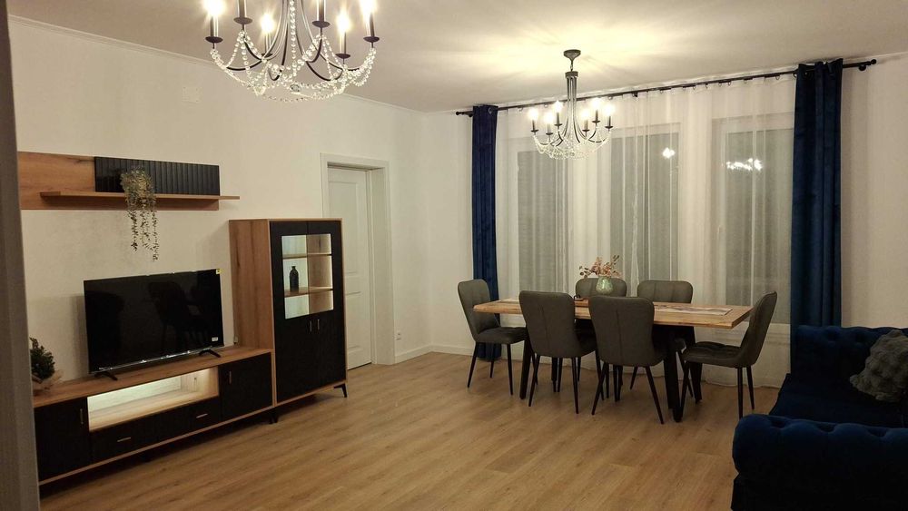 Casă nouă de închiriat lux în Santandrei, 3 camere, 750 E