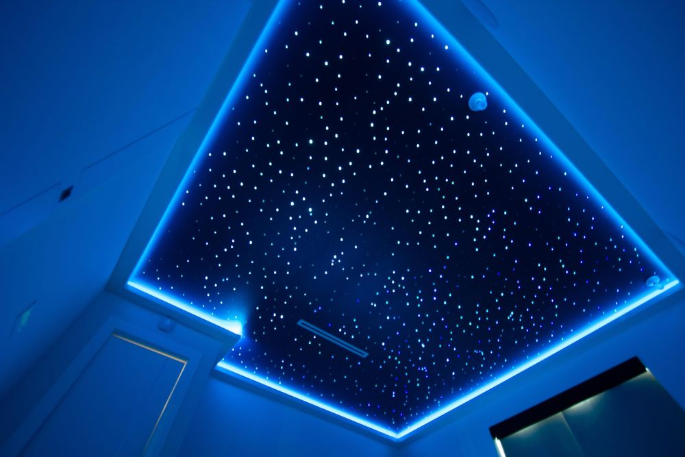 Звездно небе Пловдив опънат таван