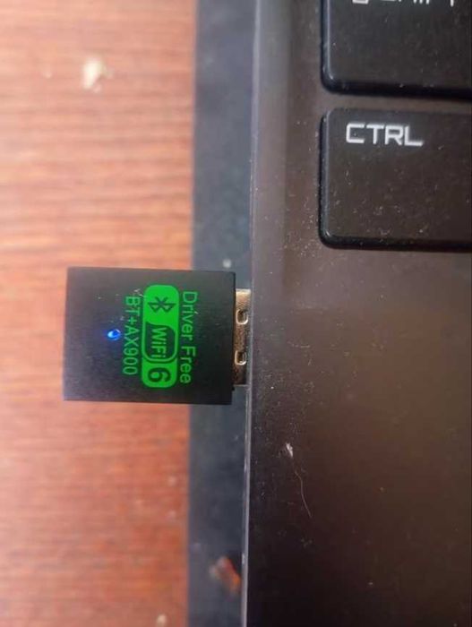 Безжичен адаптер Wifi 6 + Bluetooth 5.4, USB, 900Mbps, 2.4/5.8Ghz за лаптоп, компютър