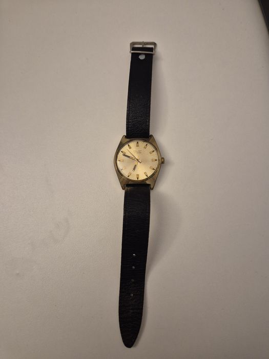 Ceas Poljot 17 jewels  carcasa placata aur,stare excelenta