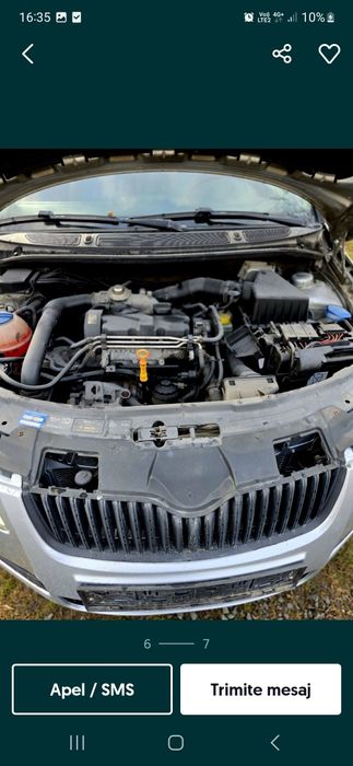 Dezmembrez skoda fabia 2 1.4 tdi