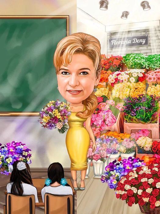 Перфектният подарък за всеки повод- Карикатура за жена