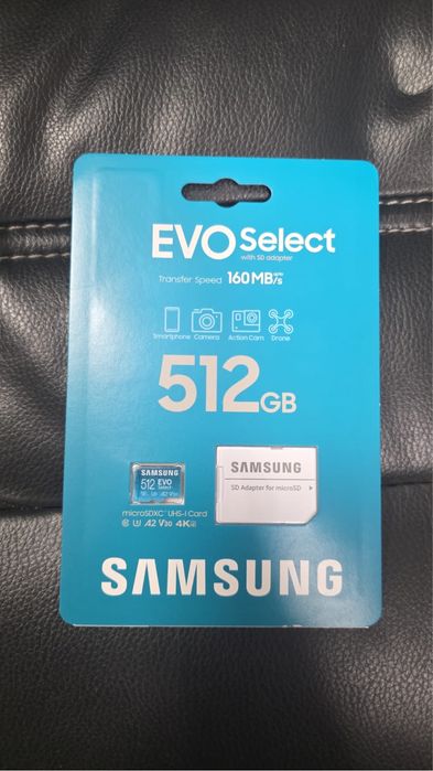 Card micro Sd Samsung Evo Select 512gb A2 V30 4k nou sigilat original