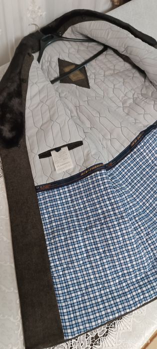 Мужское пальто драп материал новый