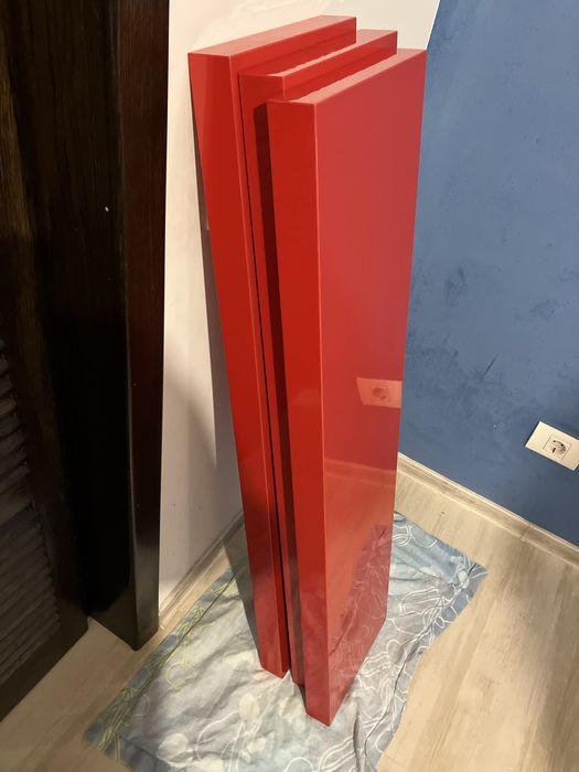 3 Polite ikea pal lucios rosu 110x26.5x5cm