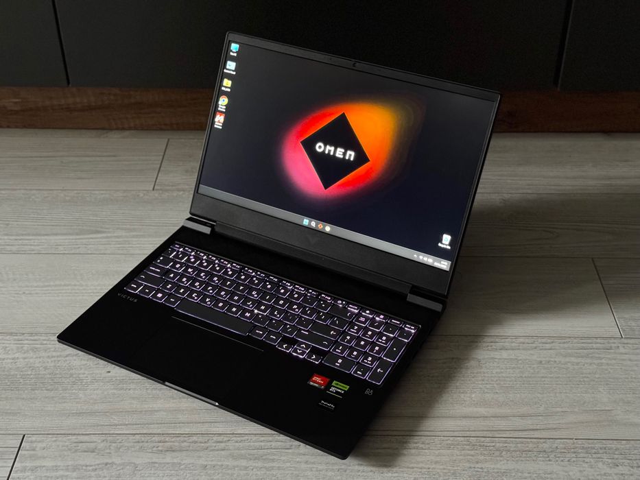 16.1 144hz /RTX 4070 8GB/Ryzen 7 7840HS /SSD/ Гаранция / RGB/ Victus