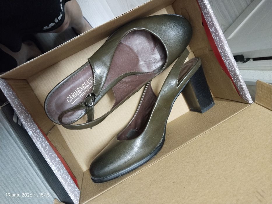 Туфли женские кожа