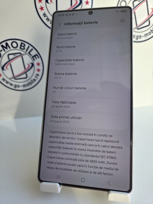 Samsung S25 Ultra 100% Baterie - Impecabil - Garanție