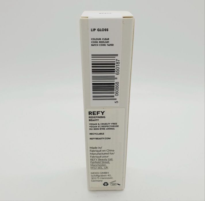 Оригинален REFY Lip Gloss-Clear Прозрачен блясък и хидратация в едно