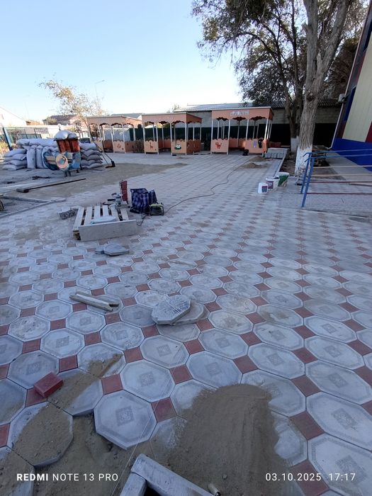 Чистый двор - Брусчатка төсейміз!