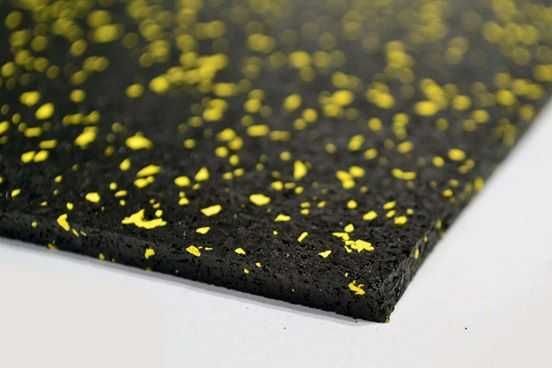 Гумена настилка EPDM ролка 12 кв.м. | 8 мм , Фитнес Настилки Yellow