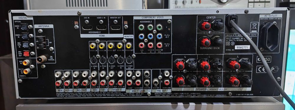 Receiver Sony STR - DG700 defect