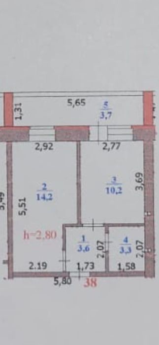 Продам 1 комнатную квартиру