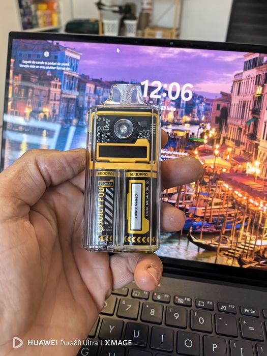 Pachet 2 Bucati Vape 6000 Puffs Jucy Pod  Reincarcabil Oferta