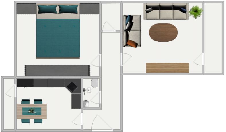 Двустаен апартамент! ж.к."Дружба 1"! До парк Езерата!