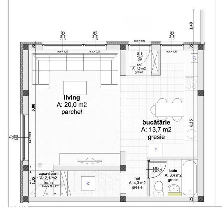 Casa la pret de apartament , Cristian, SIbiu
