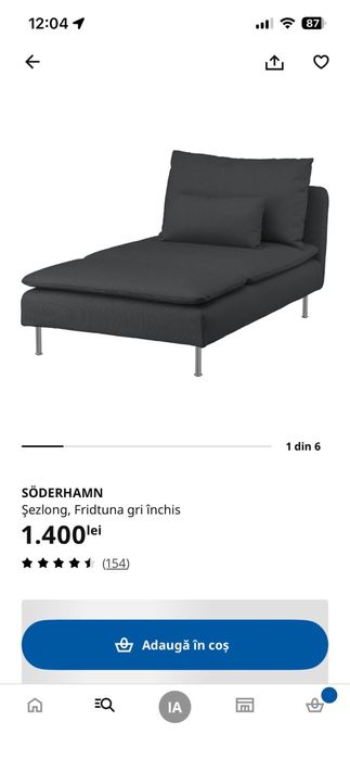 Vand canapea Ikea SODERHAMN
