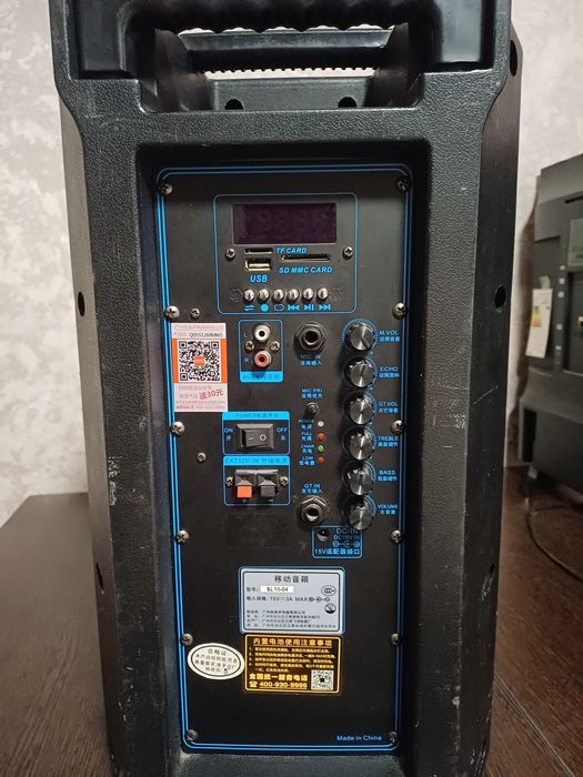 Портотивная Колонка   с 2 микрофонами