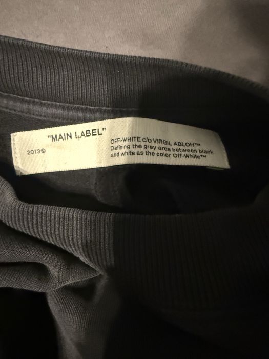 Off-White FW 20 Crewneck блуза