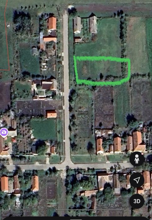 Teren intravilan 1300 mp, front stradal 24ml -Cerna (com. Liebling) –