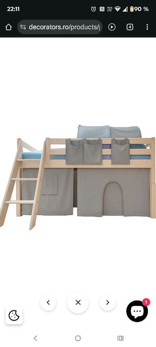 Pat flexa 90x200, se poate inalta