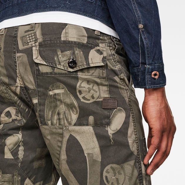 Мъжки тънки панталони G-star Raw Torrick W32 нови оригинални камуфлаж